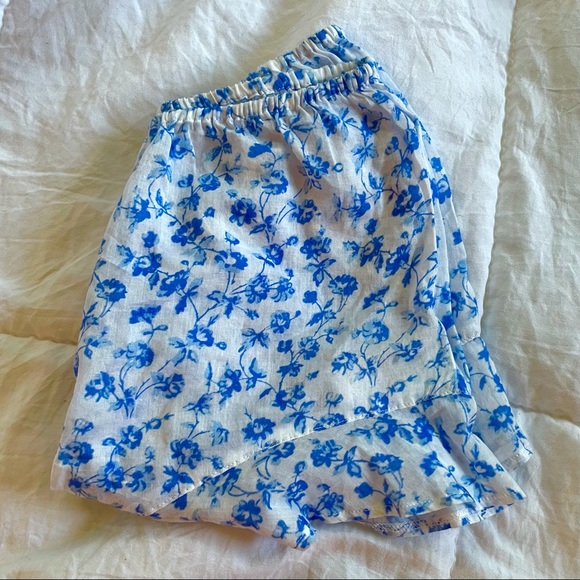 Urban Outfitters Blue Floral Shorts - XS - Picture 2 of 5